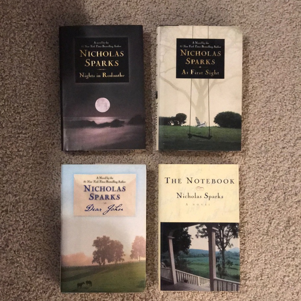 Nicholas Sparks book lot
